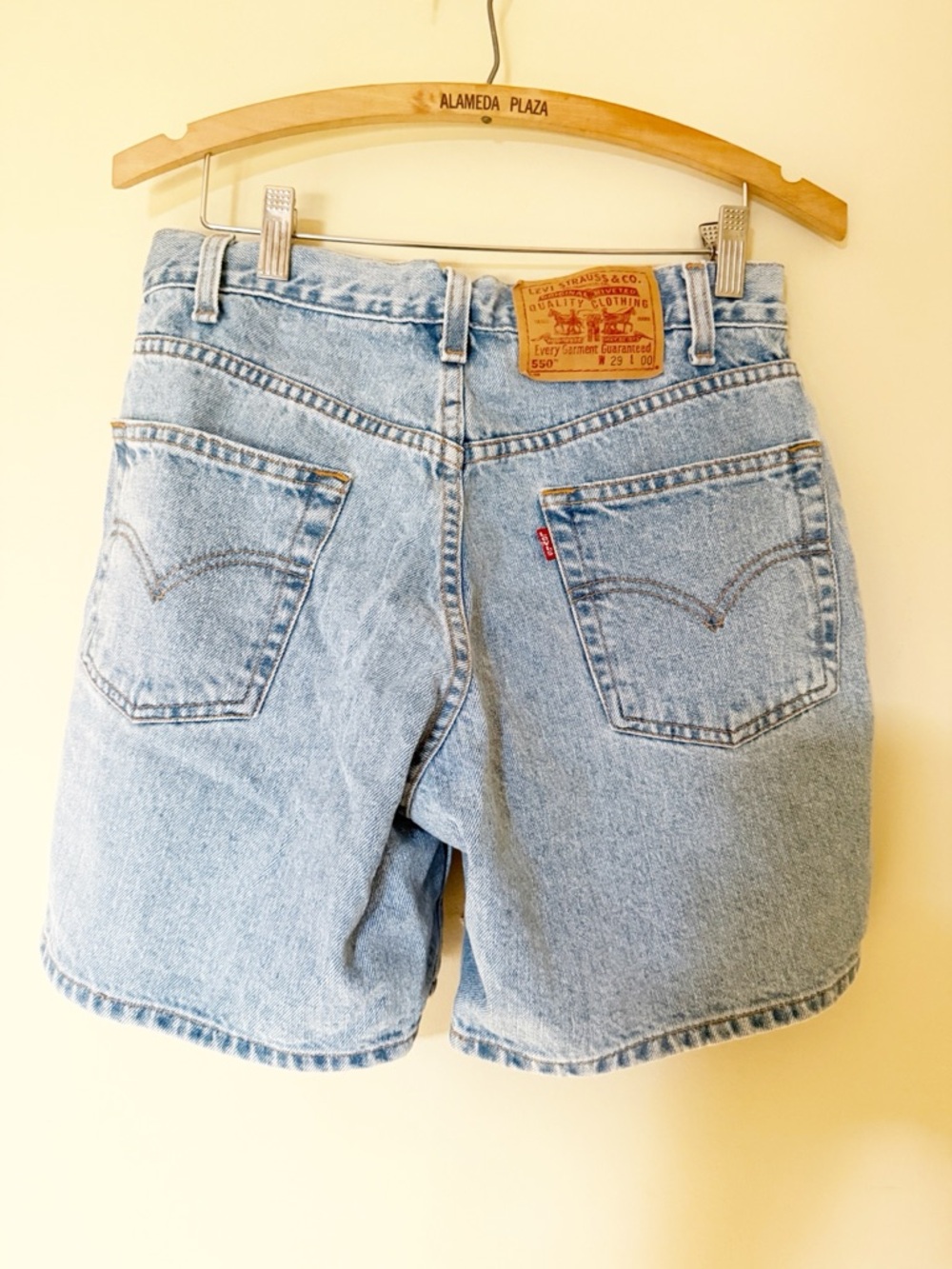 Levi's Light Blue Denim Shorts - Picture 4 of 4